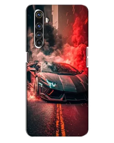 Чехол для Realme X50 Pro с картинкой «Lamborghini красный дым» Чехол для Realme X50 Pro с картинкой «Lamborghini красный дым»