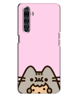 Чехол для Realme X50 Pro с картинкой «Pusheen и печенье»