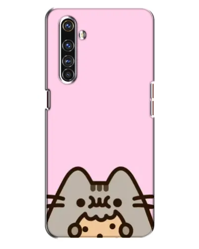 Чехол для Realme X50 Pro с картинкой «Pusheen и печенье»
