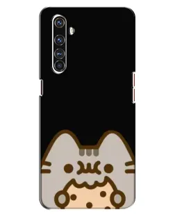 Чехол для Realme X50 Pro с картинкой «Пушин на черном»