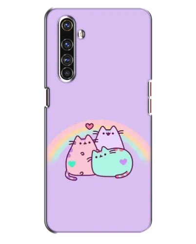 Чехол для Realme X50 Pro с картинкой «Радужные Пушины»