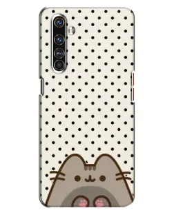 Чехол для Realme X50 Pro с картинкой «Пушин в горошек»