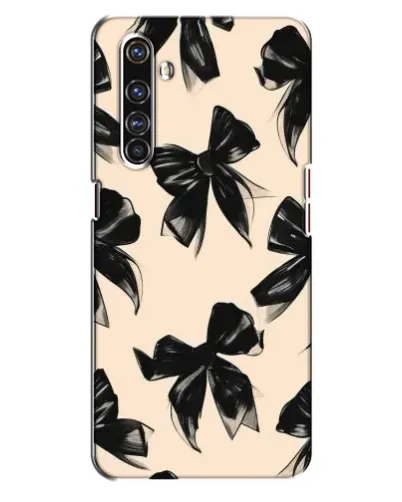 Чехол для Realme X50 Pro с картинкой «Паттерн черные банты» Чехол для Realme X50 Pro с картинкой «Паттерн черные банты»