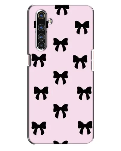 Чехол для Realme X50 Pro с картинкой «Черные банты Coquette» Чехол для Realme X50 Pro с картинкой «Черные банты Coquette»