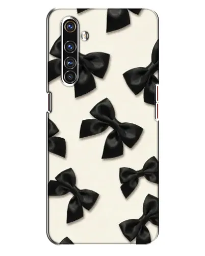 Чехол для Realme X50 Pro с картинкой «Черные бантики» Чехол для Realme X50 Pro с картинкой «Черные бантики»