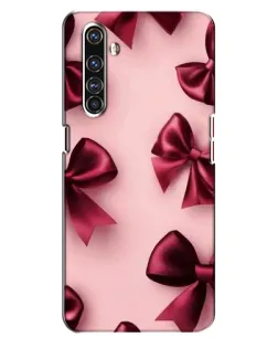 Чехол для Realme X50 Pro с картинкой «Бордовый атлас»