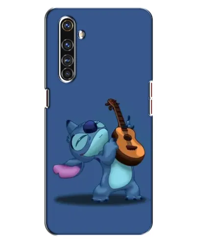 Чехол для Realme X50 Pro с картинкой «Стич с укулеле»
