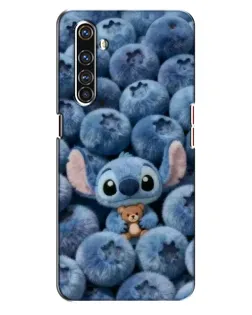 Чехол для Realme X50 Pro с картинкой «Стич и голубика»