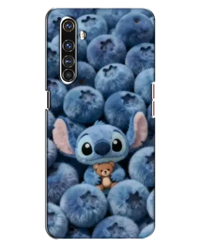 Чехол для Realme X50 Pro с картинкой «Стич и голубика»