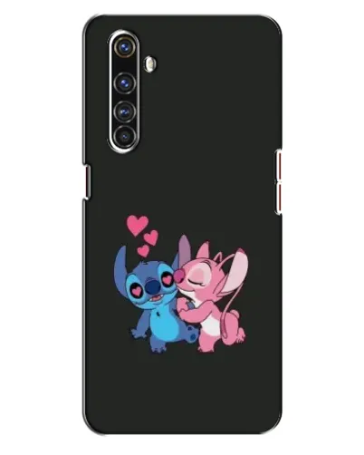 Чехол для Realme X50 Pro с картинкой «Анжел целует Стича»