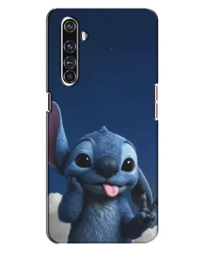 Чехол для Realme X50 Pro с картинкой «Стич в облаках»