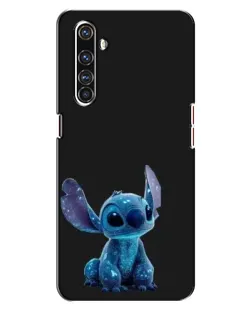Чехол для Realme X50 Pro с картинкой «Стич на черном»