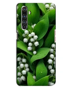Чехол для Realme X50 Pro с картинкой «Ландыши в зелени»