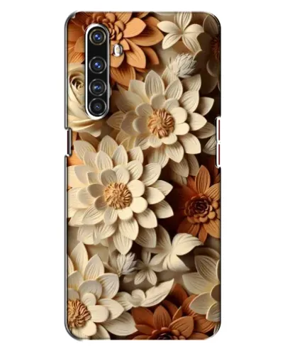 Чехол для Realme X50 Pro с картинкой «Бежевый флористический декор» Чехол для Realme X50 Pro с картинкой «Бежевый флористический декор»