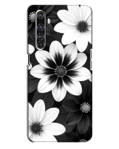 Чехол для Realme X50 Pro с картинкой «Монохромные астры» Чехол для Realme X50 Pro с картинкой «Монохромные астры»