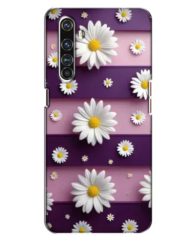 Чехол для Realme X50 Pro с картинкой «Ромашки на фиолетовом» Чехол для Realme X50 Pro с картинкой «Ромашки на фиолетовом»