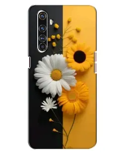 Чехол для Realme X50 Pro с картинкой «Подсолнух и ромашка»