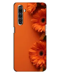 Чехол для Realme X50 Pro с картинкой «Оранжевые герберы»