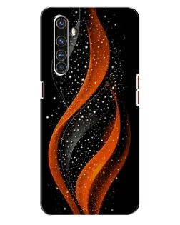 Чехол для Realme X50 Pro с картинкой «Огненная звездная волна»