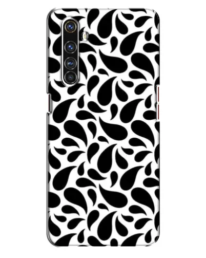 Чехол для Realme X50 Pro с картинкой «Контрастные черные капли»