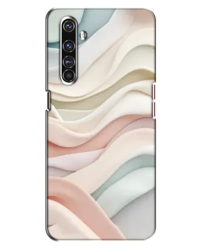 Чехол для Realme X50 Pro с картинкой «Пастельные нежные волны»