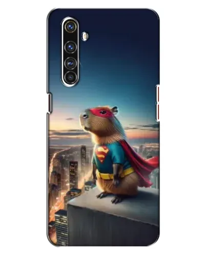 Чехол для Realme X50 Pro с картинкой «Капи-мен супергерой»