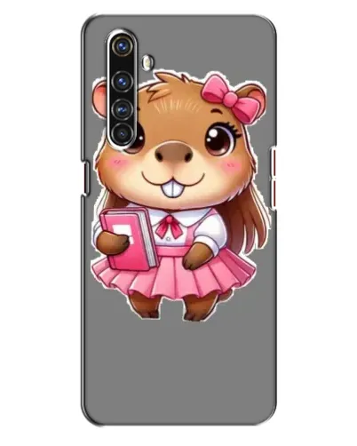 Чехол для Realme X50 Pro с картинкой «Девочка капибара»