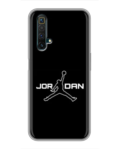 Чехол для Realme X50 с картинкой «Nike Pink Swirl»