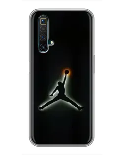 Чехол для Realme X50 с картинкой «Jordan Gradient Logo» Чехол для Realme X50 с картинкой «Jordan Gradient Logo»