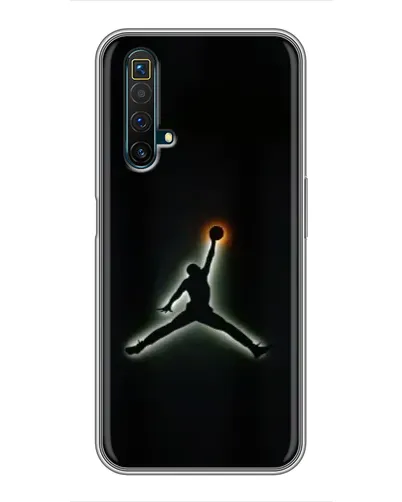 Чехол для Realme X50 с картинкой «Jordan Gradient Logo»