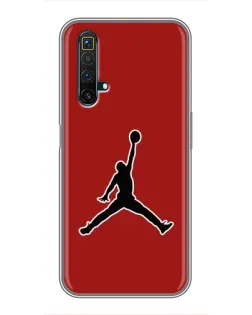 Чехол для Realme X50 с картинкой «Jordan Red Back»