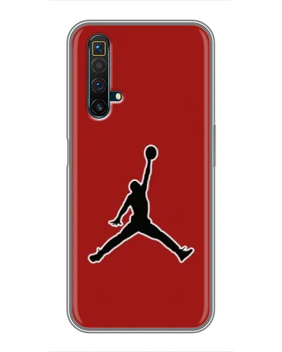 Чехол для Realme X50 с картинкой «Jordan Red Back»