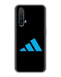 Чехол для Realme X50 с картинкой «Adidas Cyan Logo»