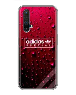 Чехол для Realme X50 с картинкой «Adidas Gold Marble»