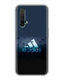 Чехол для Realme X50 с картинкой «Adidas Water Drops»