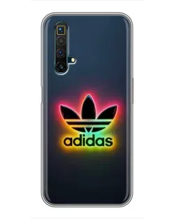 Чехол для Realme X50 с картинкой «Неоновый Adidas»