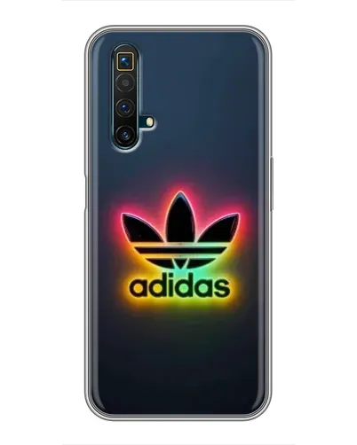 Чехол для Realme X50 с картинкой «Неоновый Adidas»