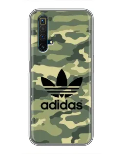 Чехол для Realme X50 с картинкой «Милитари стиль Adidas»