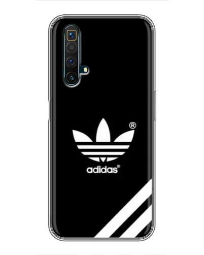 Чехол для Realme X50 с картинкой «Adidas с диагональными полосами»