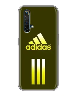 Чехол для Realme X50 с картинкой «Оливковый градиент Adidas»