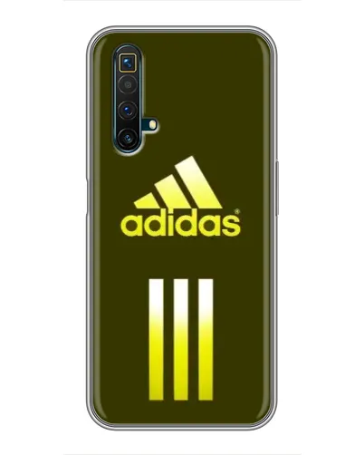 Чехол для Realme X50 с картинкой «Оливковый градиент Adidas»