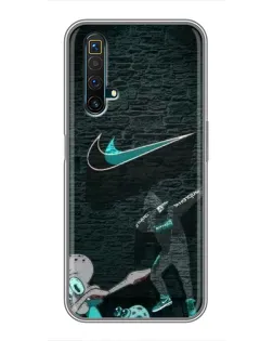 Чехол для Realme X50 с картинкой «Спортивный арт Nike» Чехол для Realme X50 с картинкой «Спортивный арт Nike»
