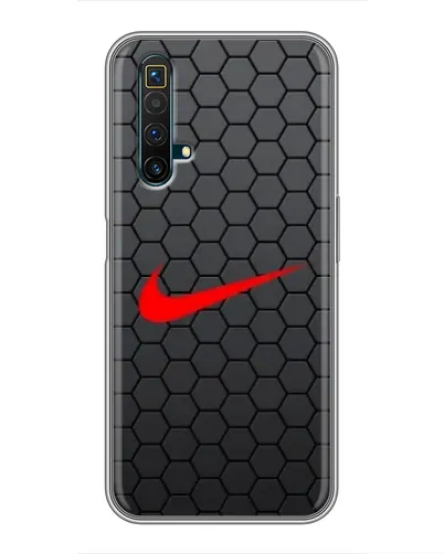 Чехол для Realme X50 с картинкой «Nike — карбоновая сетка» Чехол для Realme X50 с картинкой «Nike — карбоновая сетка»