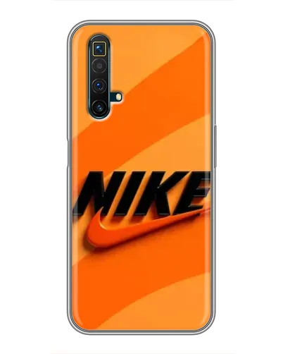 Чехол для Realme X50 с картинкой «Оранжевый драйв Nike» Чехол для Realme X50 с картинкой «Оранжевый драйв Nike»