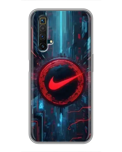 Чехол для Realme X50 с картинкой «Техногенный стиль Nike» Чехол для Realme X50 с картинкой «Техногенный стиль Nike»
