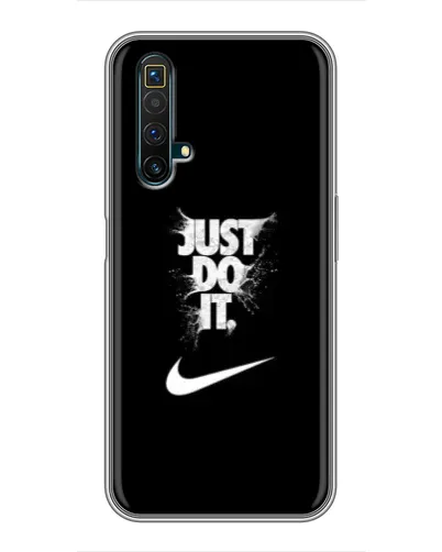 Чехол для Realme X50 с картинкой «Текстовый принт Nike» Чехол для Realme X50 с картинкой «Текстовый принт Nike»