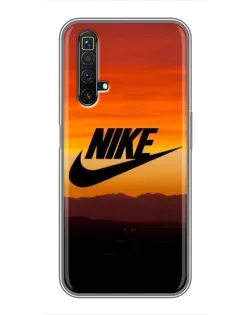 Чехол для Realme X50 с картинкой «Nike — вечерний горизонт»
