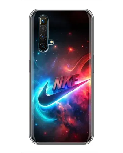 Чехол для Realme X50 с картинкой «Огненный логотип Nike» Чехол для Realme X50 с картинкой «Огненный логотип Nike»