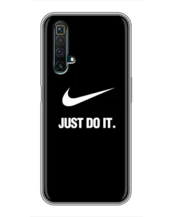 Чехол для Realme X50 с картинкой «Классический принт Nike»
