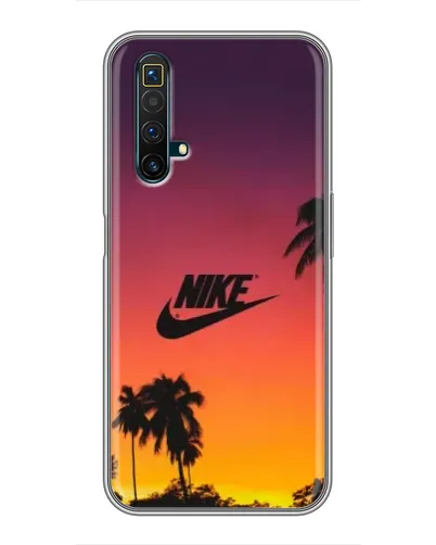 Чехол для Realme X50 с картинкой «Nike на закате солнца» Чехол для Realme X50 с картинкой «Nike на закате солнца»